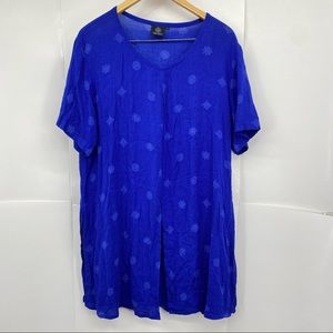 Endless Knot Art Royal Blue Midi Dress Patterned 2